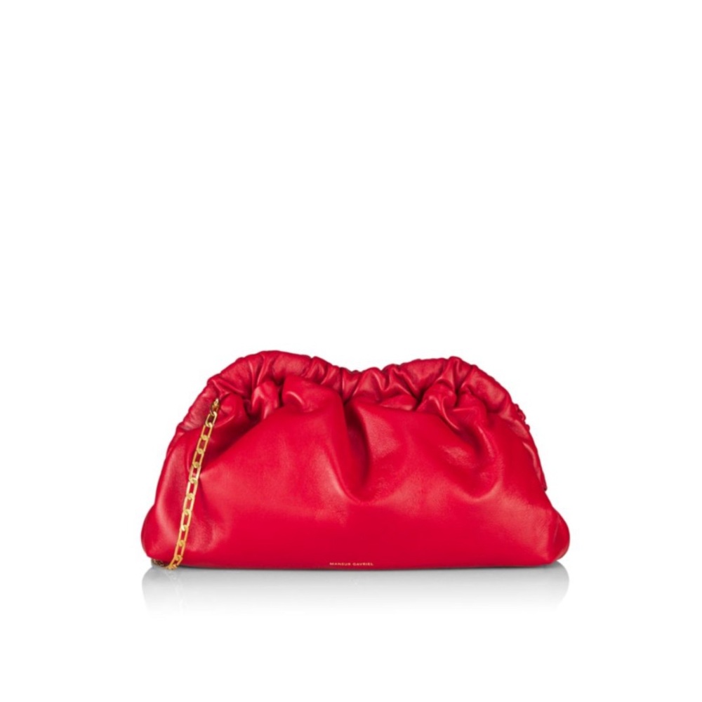 ✨ LIKE NEW MANSUR GAVRIEL CHAIN MINI CLOUD CLUTCH ✨